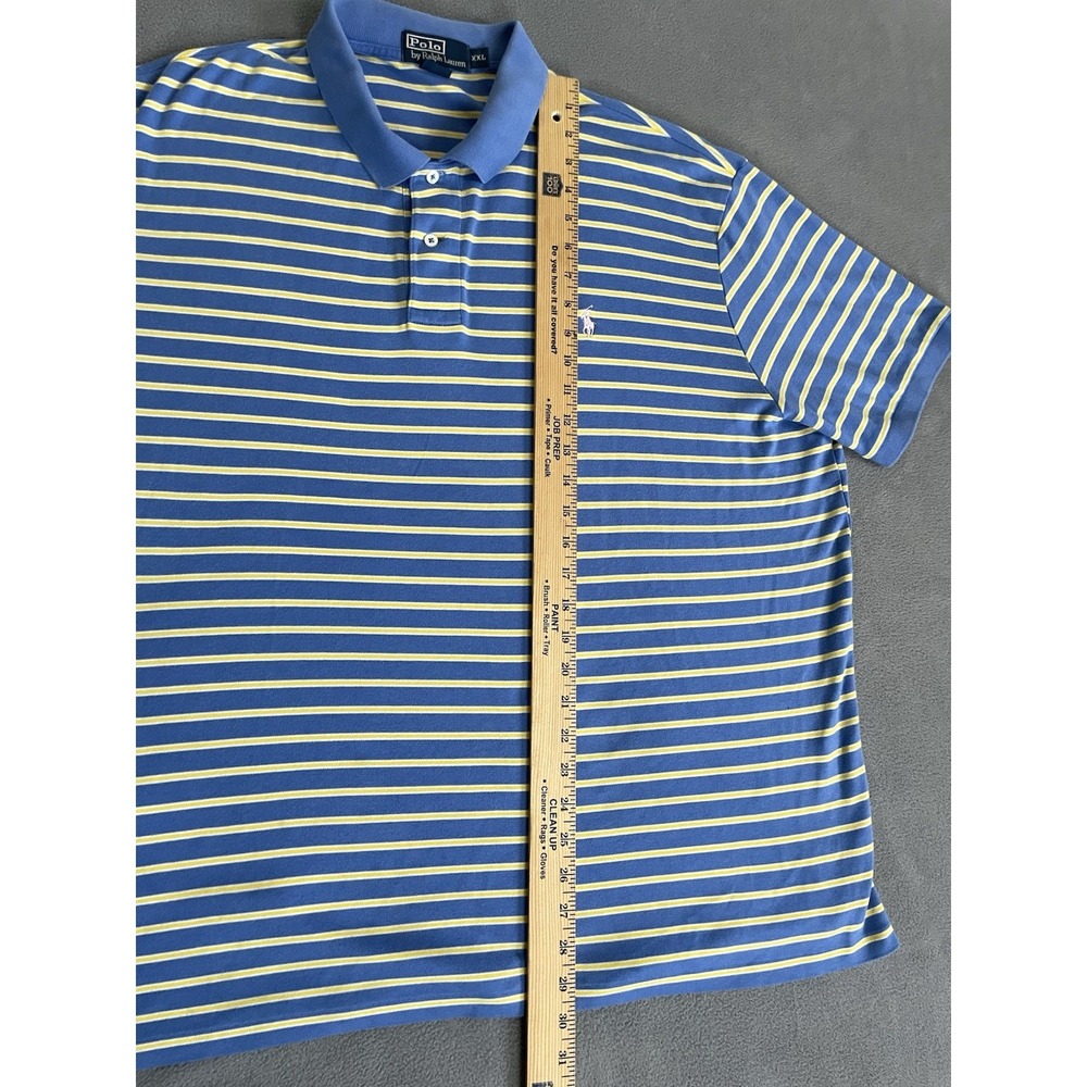 Polo Ralph Lauren Polo Shirt Short Sleeve Men Golf 2xl Classic Fit Striped - Picture 6 of 6